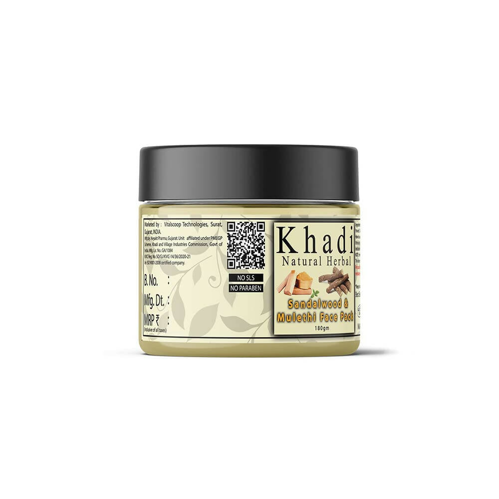 Buy Khadi Pure Neem, Basil & Mint & Sandalwood Face Pack, 50 g (Pack of 2)  Online at Lowest Price Ever in India | Check Reviews & Ratings - Shop The  World