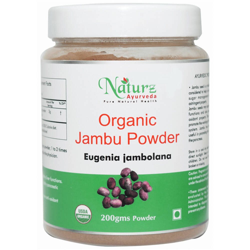 Naturz Ayurveda Organic Jambu Powder - Distacart