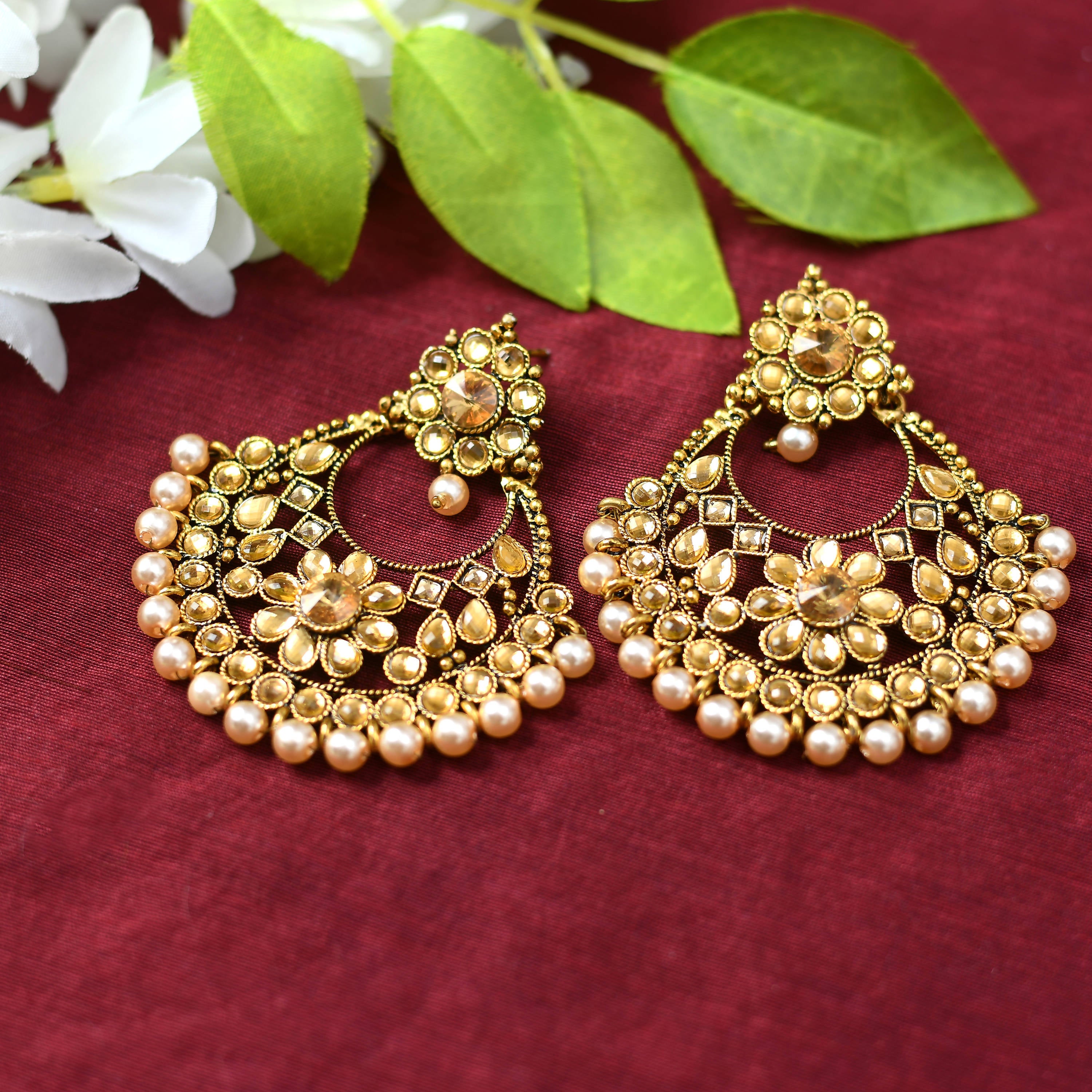 Fabric Earrings - Buy Fabric Earrings online in India