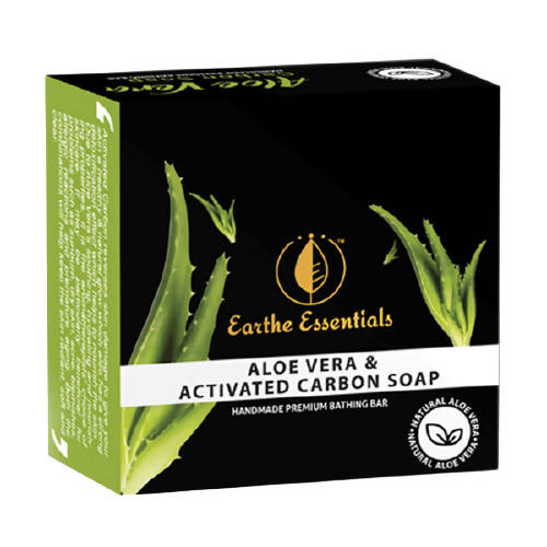 Earth Essentials Premium Aloe Vera & Activated Carbon Soap