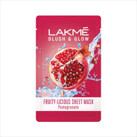 Thumbnail for Lakme Blush & Glow Pomegranate Sheet Mask - Distacart