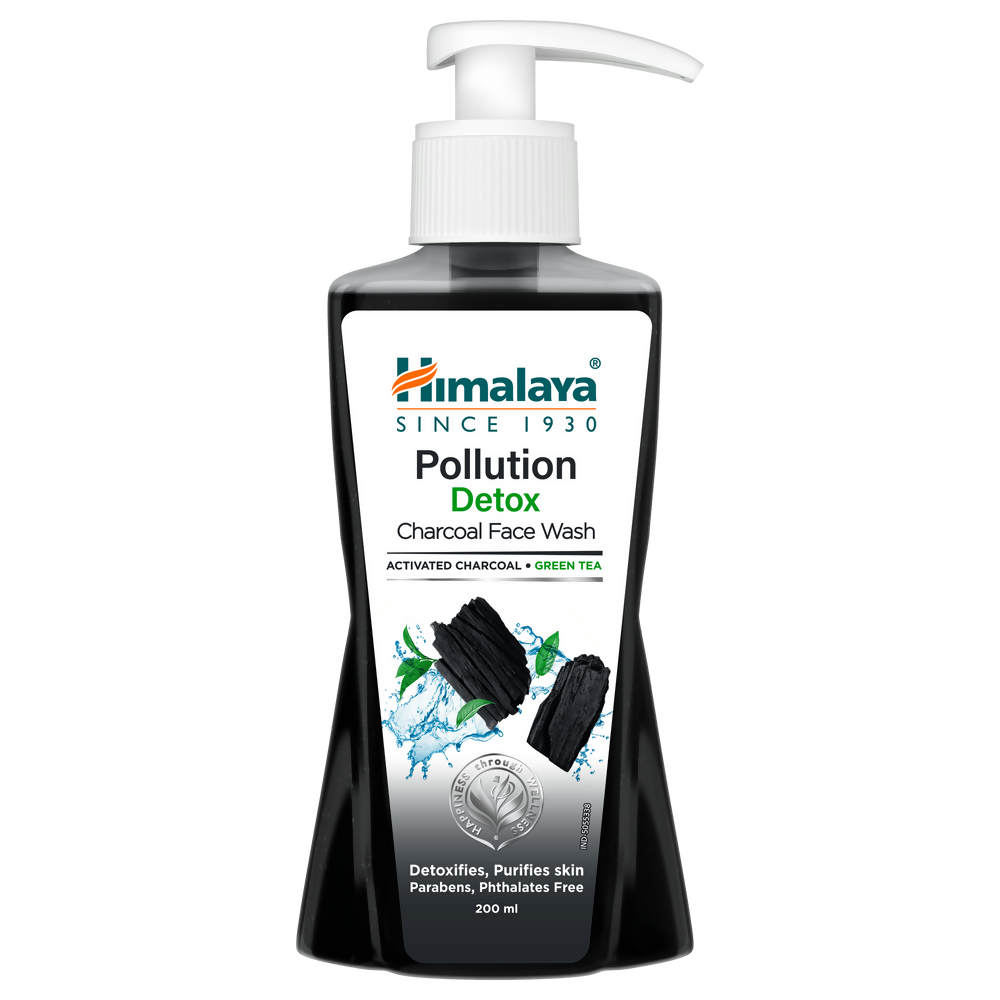 Himalaya Herbals Pollution Detox Charcoal Face Wash - Distacart