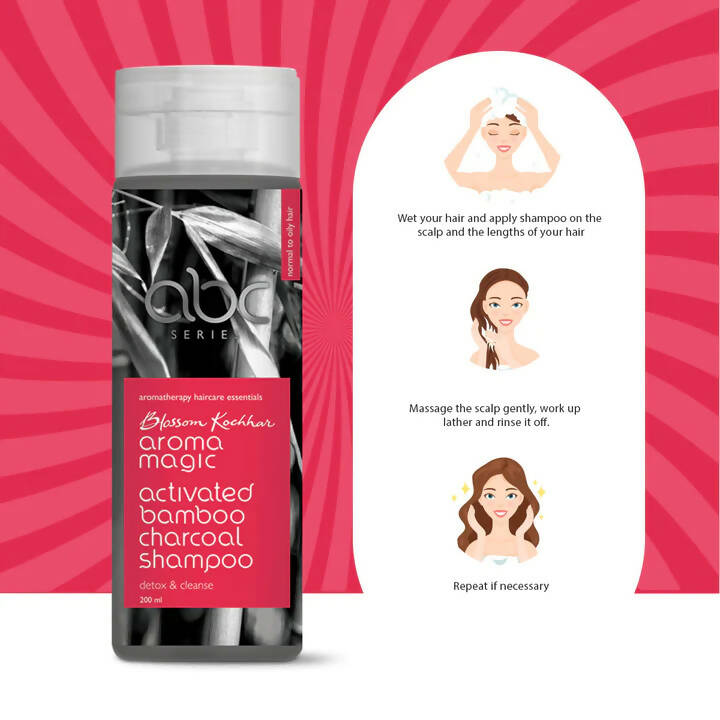 Blossom Kochhar Aroma Magic Activated Bamboo Charcoal Shampoo - Distacart