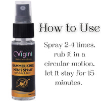 Thumbnail for Vigini Natural Hammer King CFC Delay Spray Increase Time for Men - Distacart