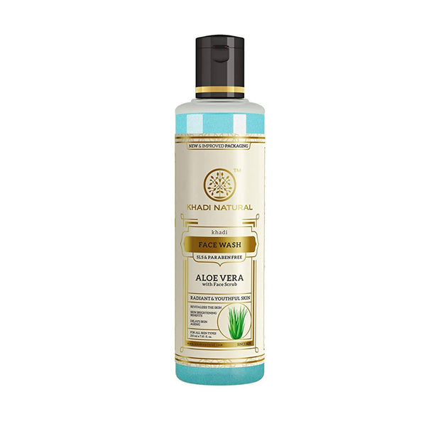 Khadi Natural Aloe Vera Face Wash With Scrub