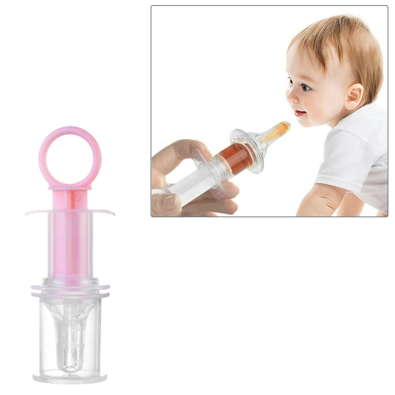 Buy Safe-O-Kid Bpa Free Silicone Liquid Medicine Feederdropper With Box For  Baby, Pink Online at Best Price | Distacart