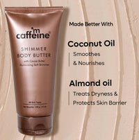 Thumbnail for mCaffeine Shimmer Body Butter with Cocoa Butter - Distacart