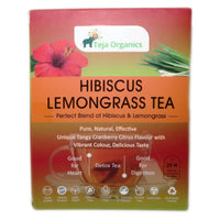 Thumbnail for Teja Organics Hibiscus & Lemongrass Tea Bags