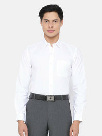 Thumbnail for Ramraj Cotton Mens Full Sleeve Formal 100 % Cotton White Shirt - Distacart