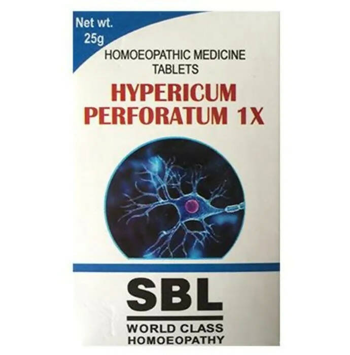 SBL Homeopathy Hypericum Perforatum Tablets - Distacart