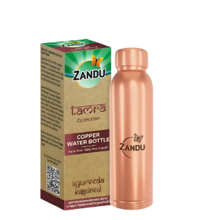 Zandu Copper Water Bottle - Distacart