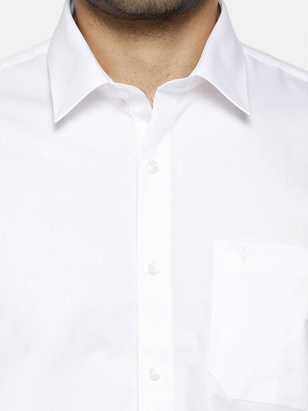 Ramraj Cotton Mens Half Sleeve Formal 100 % Cotton White Shirt - Distacart