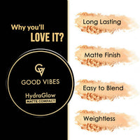 Thumbnail for Good Vibes HydraGlow Matte Compact - Beige Buff 03 - Distacart