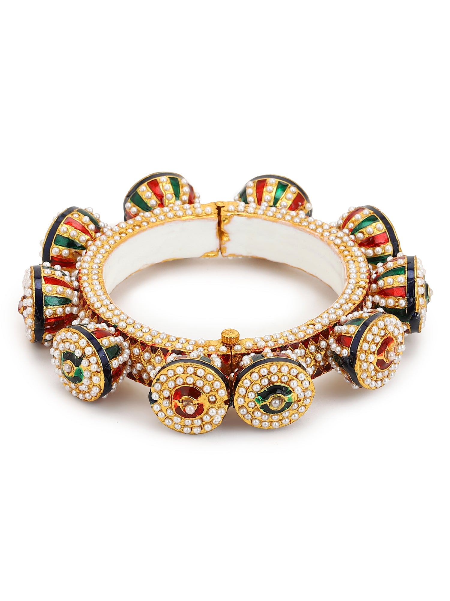 B46 Meenakari bangles -SET OF 2 (SHIPS IN 2 WEEKS ) – Deccan Jewelry