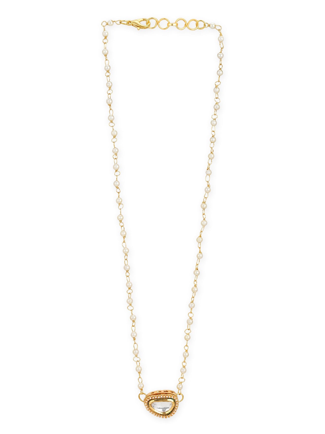 Gold-Plated White Brass Chain - Ruby Raang - Distacart