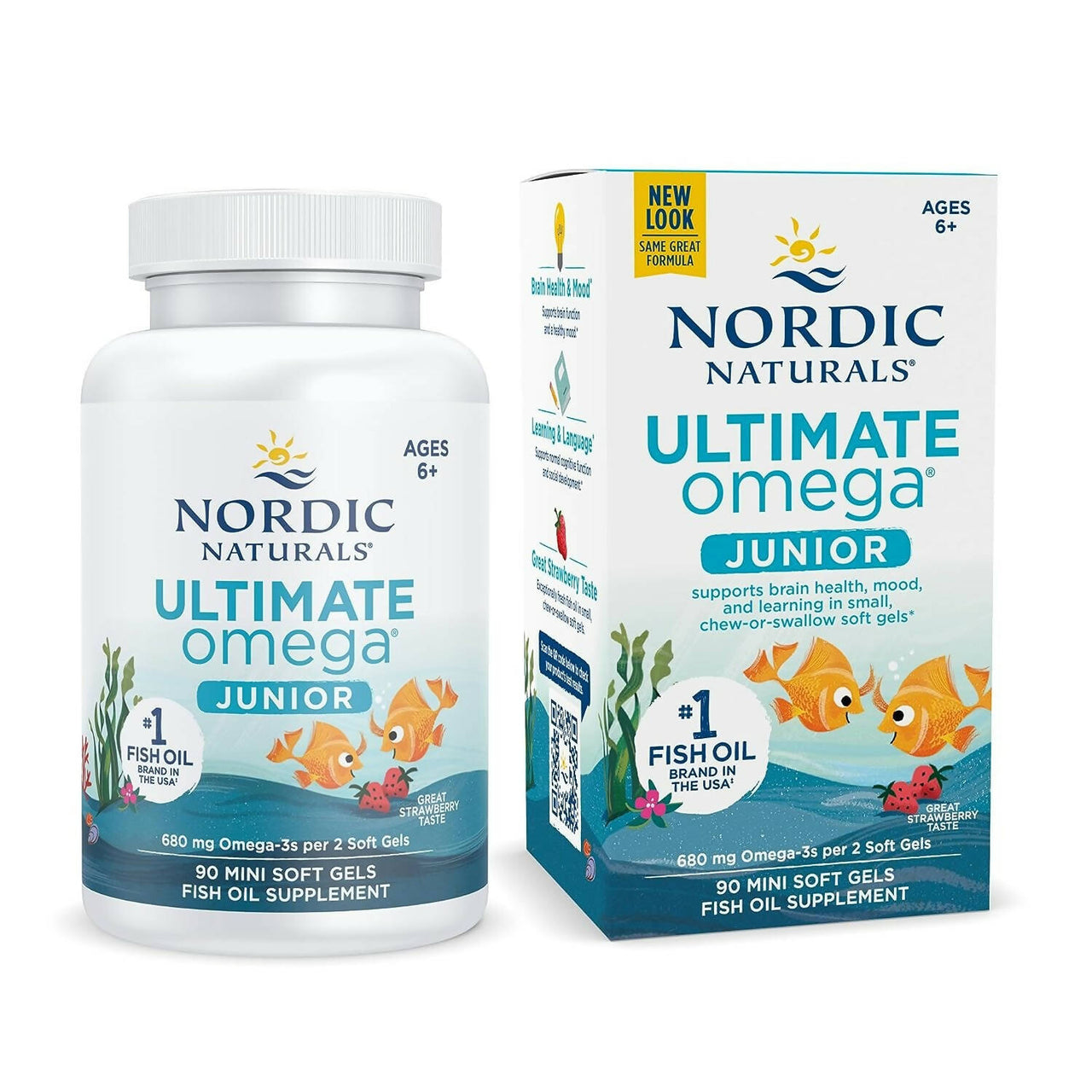 Nordic Naturals Ultimate Omega Junior Fish Oil Softgels - Distacart