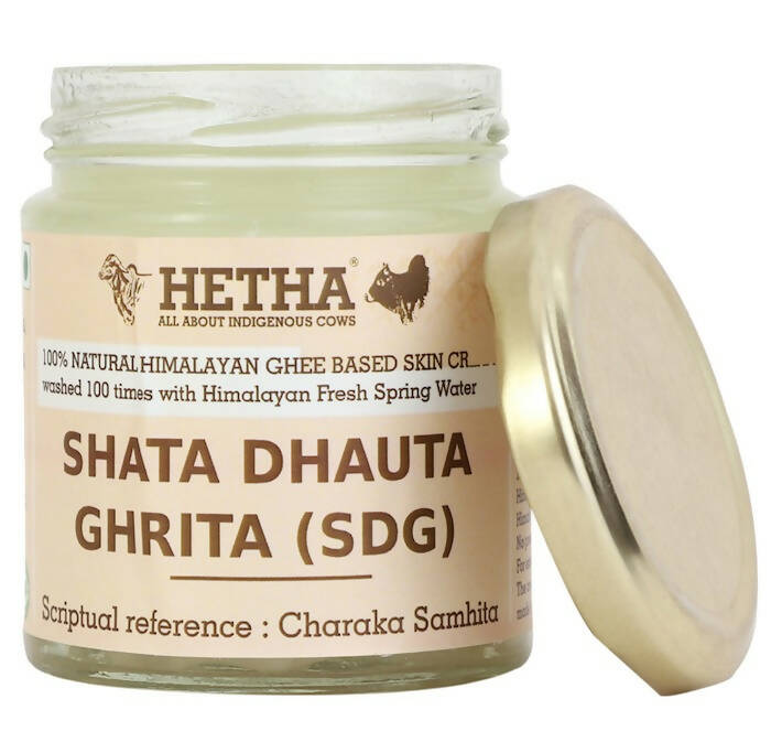 Hetha Shata Dhauta Ghrita Skin Cream - 100 times washed - Distacart