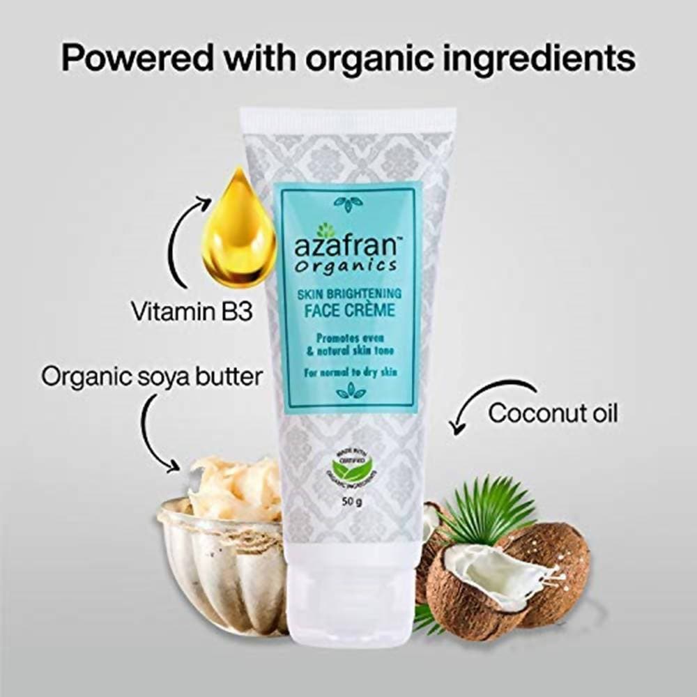 Azafran Organics Skin Brightening Face Cream - Distacart