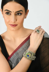 Thumbnail for Mominos Fashion Kamal Johar Ghungroo Handcraft Cuff Bracelet