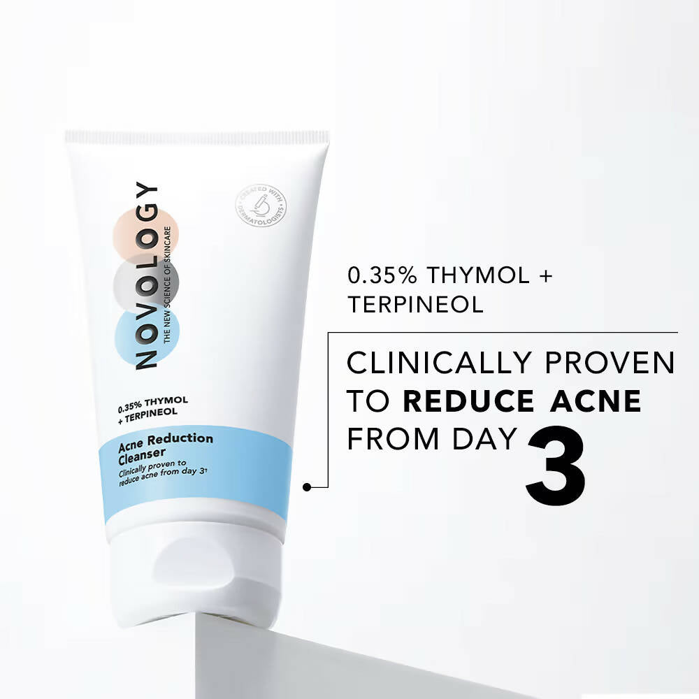 Novology Acne Reduction Cleanser With 0.35% Thymol + Terpineol - Distacart