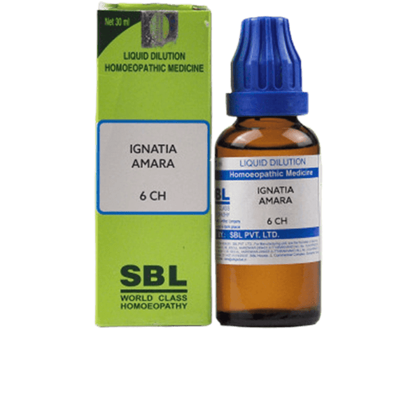 SBL Homeopathy Ignatia Amara Dilution 6 CH