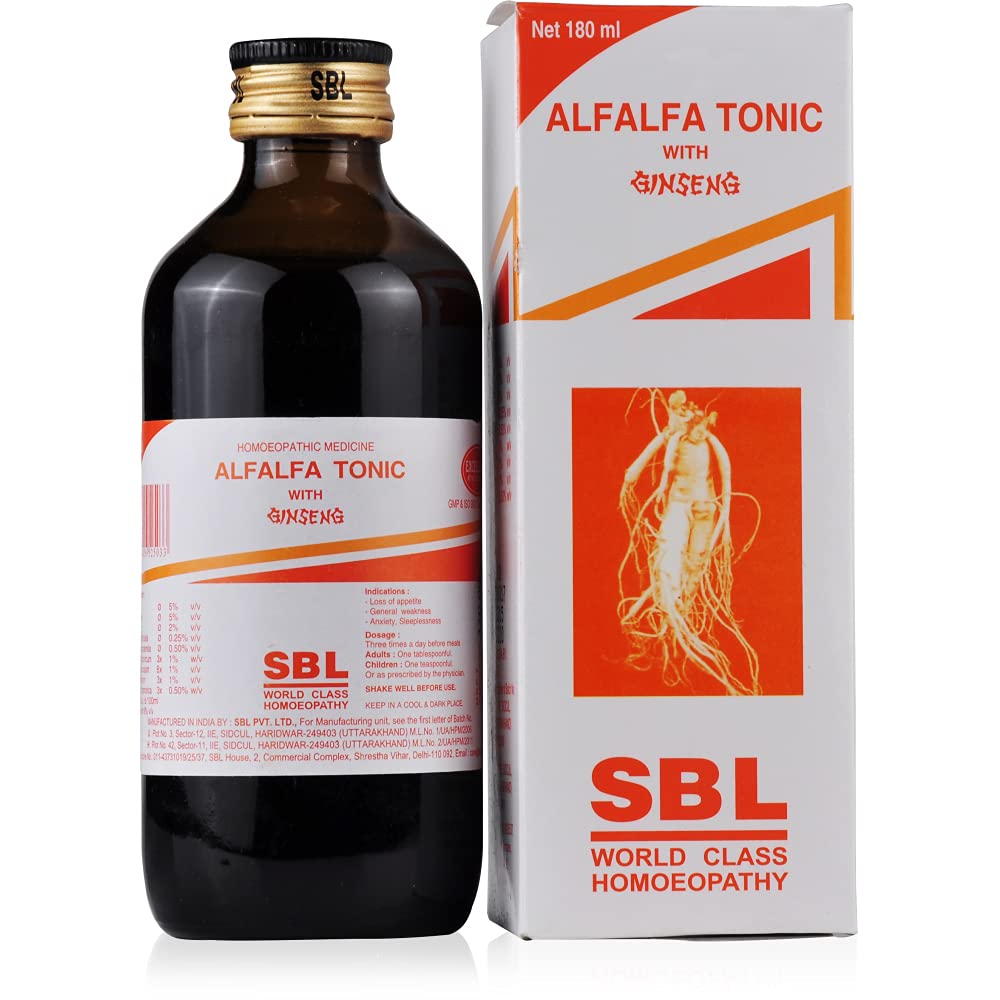 SBL Homeopathy Alfalfa Tonic with Ginseng - Distacart