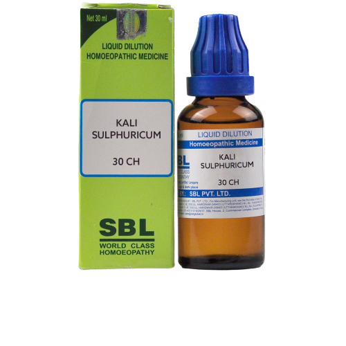   Homeopathy Kali Sulphuricum Dilution