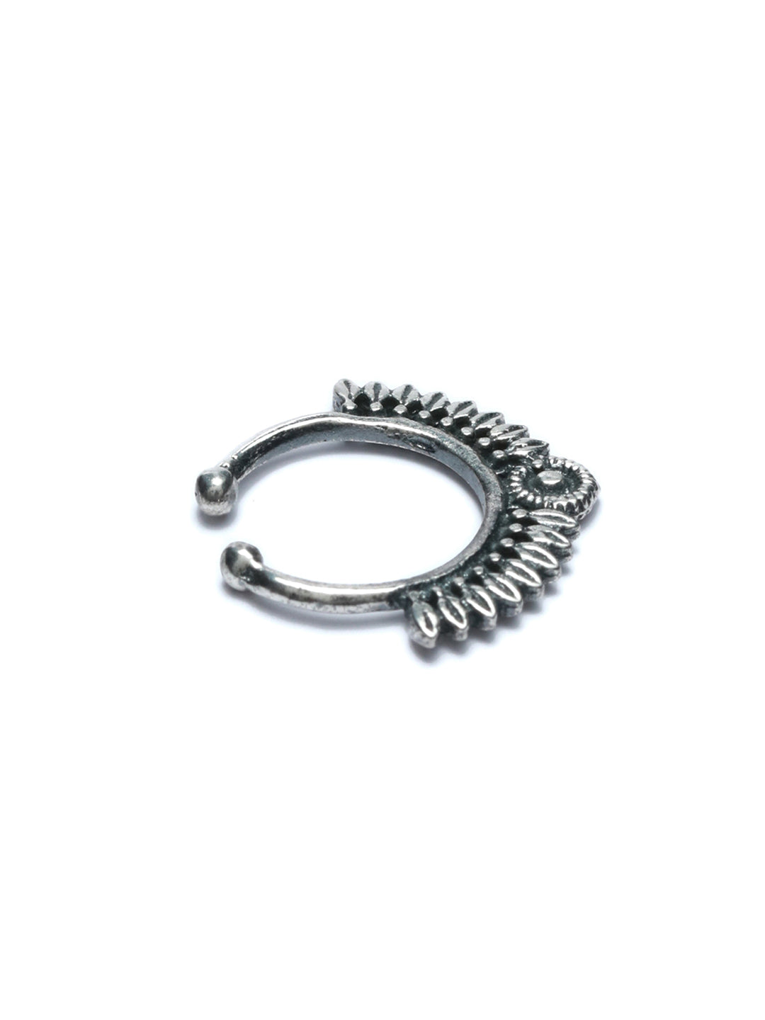 Buy Nose Ring No Piercing, Fake Nose Ring, Nose Ring Silver, Fake Clip on Nose  Ring, Silver Hugger Nose Ring, Diamonds Nose Ring Gold Filled Online in  India - Etsy