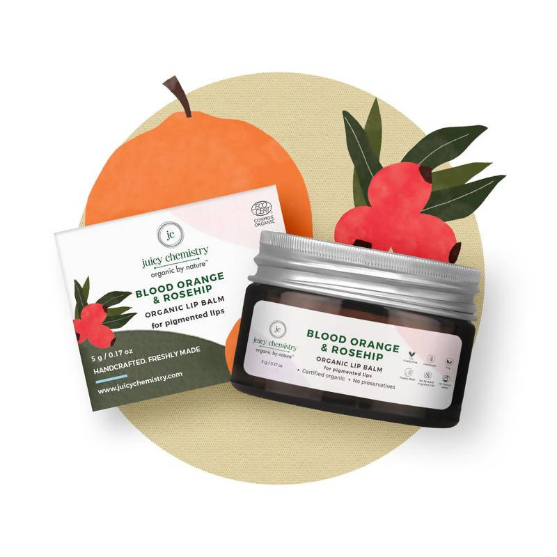 Juicy Chemistry Blood Orange & Rosehip Lip Balm - Distacart