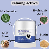 Thumbnail for Dermistry Sensitive & Dry Skin Nourishing Body Butter & Calming Soothening Face Cream - Distacart