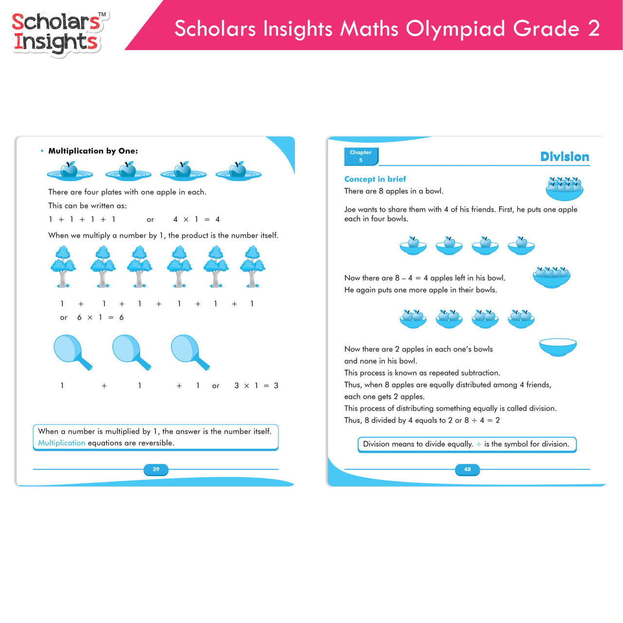 Scholars Insights Olympiad English, Maths and Science Workbooks Set Grade 2| Set of 3| Ages 7 - 9 Year - Distacart