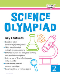 Thumbnail for Scholars Insights Science Olympiad Grade 2| Science Practical Questions in MCQ format, QMR Sheet, Self Evaluation Sheet, Test Paper| Ages 7-8 Years - Distacart