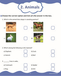 Thumbnail for Scholars Insights Science Olympiad Grade 2| Science Practical Questions in MCQ format, QMR Sheet, Self Evaluation Sheet, Test Paper| Ages 7-8 Years - Distacart