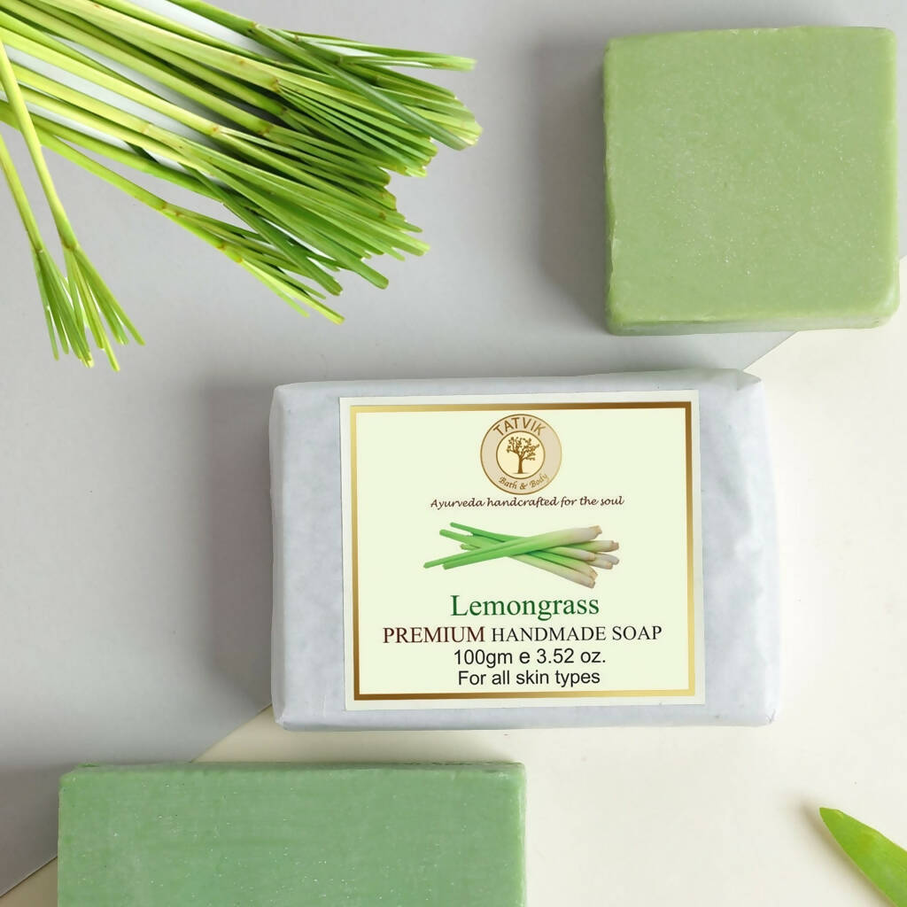 Tatvik Ayurveda Lemongrass Soap - Distacart