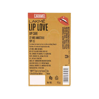 Thumbnail for Lakme Lip Love Chapstick- Caramel back image