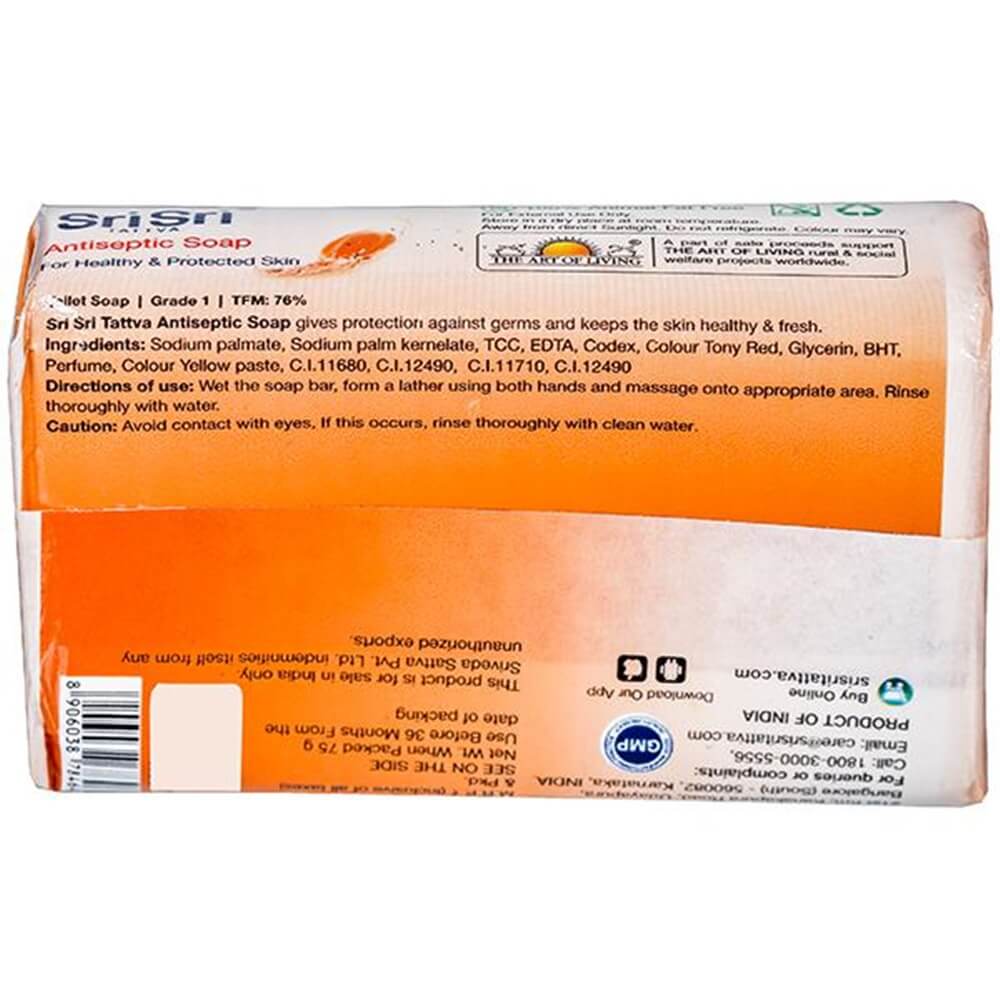 Sri Sri Tattva Antiseptic Soap Ingredients