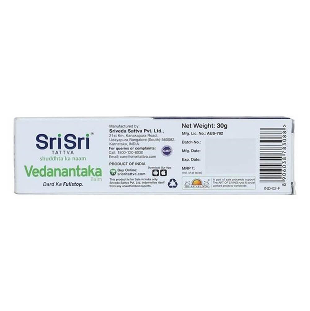 Sri Sri Tattva Vedanantaka Balm 30 gm