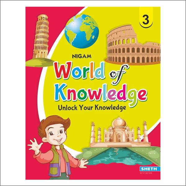 Self Enhancement Student Workbooks Grade 3| Set of 4| Computer-Grammar-World of Knowledge-Value Education| Ages 8-9 Year - Distacart