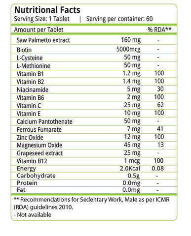 Nature's Velvet Saw Palmetto Tablets