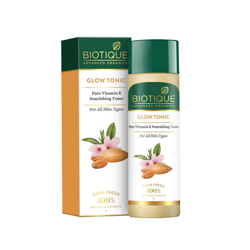 Biotique Glow Tonic Pure Vitamin E Nourishing Toner - Distacart