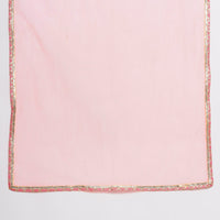 Thumbnail for Girls Embroidered Angrakha Kurta with Trousers & Dupatta for Kids - Bhama - Distacart