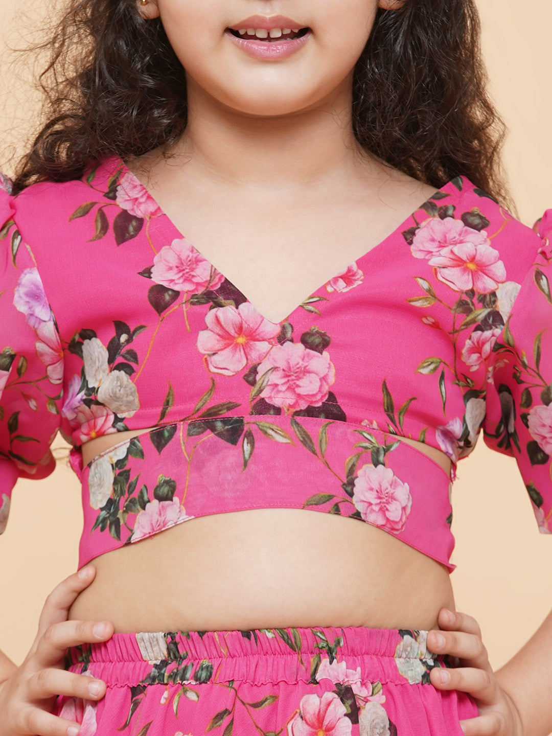 Buy Girls' Crop Tops Pink Online