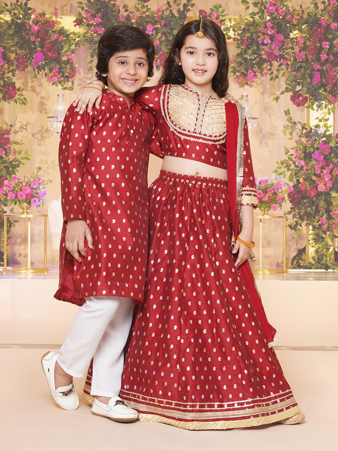 Maroon Designer Wedding Lehenga Choli For Pretty Girls, #girlsanarkalisuits  #girlssalwarsuits #indiangirlswe… | Kids lehenga, Kids designer dresses,  Gowns for girls