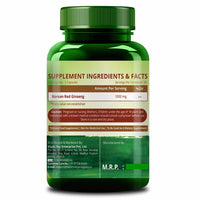 Thumbnail for Himalayan Organics Korean Ginseng 1000 mg, Vigor-Vitality-Performance: 100 Capsules