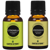 Thumbnail for Earth N Pure Lemongrass & Citronella Essential Oils