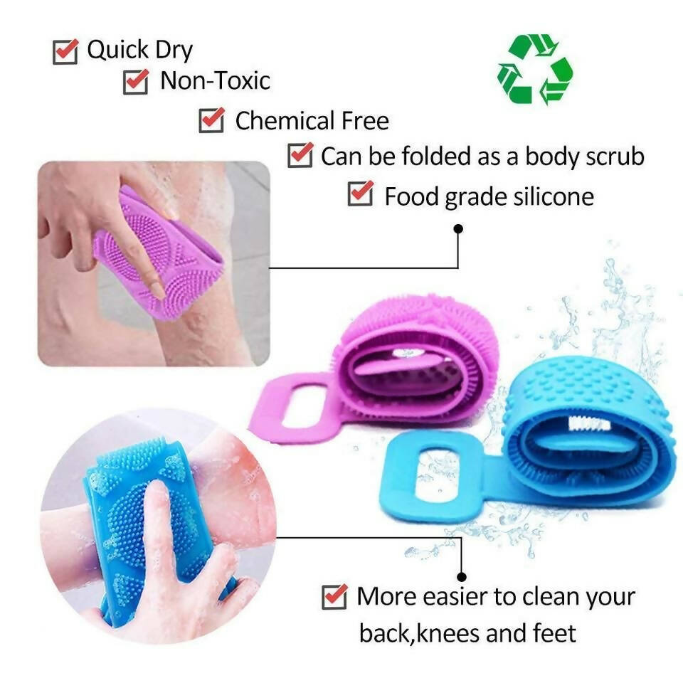 Body Bath Brush Silicone Soft Cleaning Bath Body Brush Skin