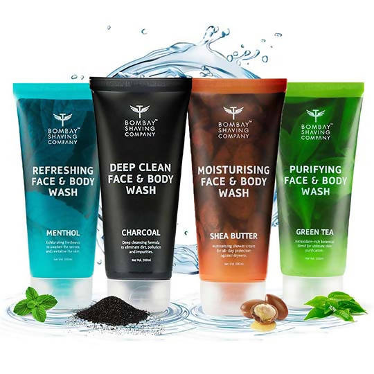 Bombay Shaving Company Ultimate Face & Body Wash Combo - Distacart