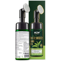 Thumbnail for Wow Skin Science Green Tea Foaming Face Wash With Built-In Face Brush For Deep Cleansing