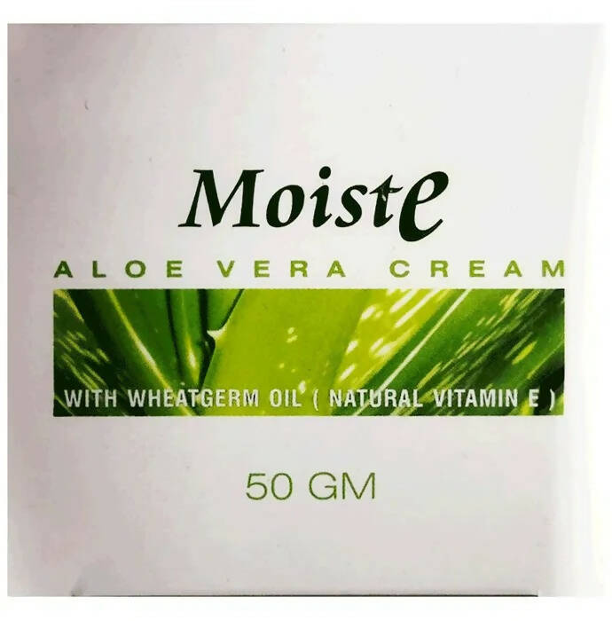 Moiste Aloe Vera Cream with Wheatgerm Oil - Distacart