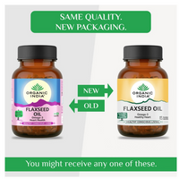 Thumbnail for Organic India Flaxseed Oil Capsules - Distacart